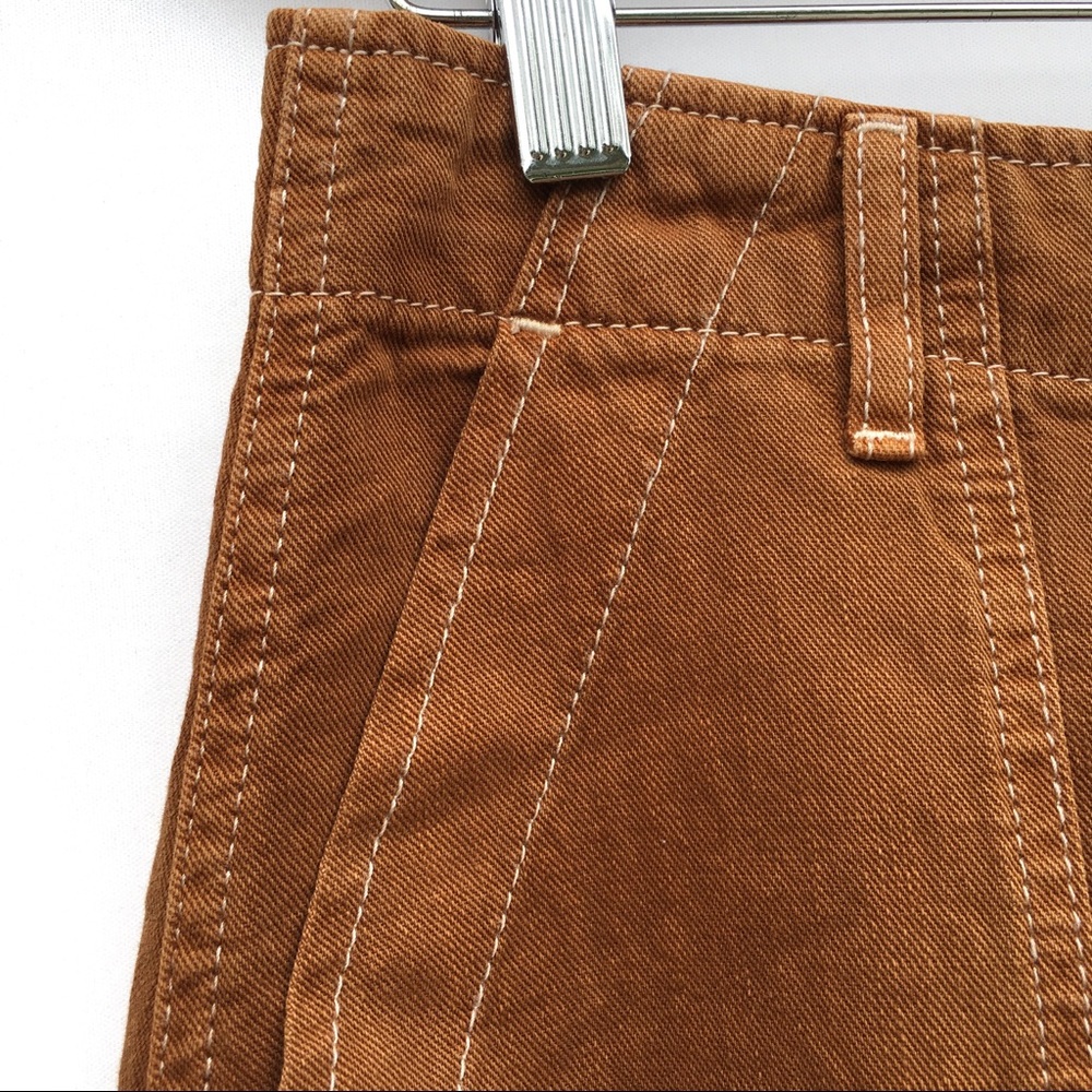 Zara Linen High Waist Patch Pocket Maxi Skirt - Picture 6 of 7